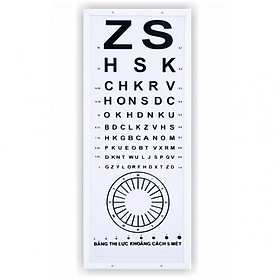 Bảng Kiểm Tra Thị Lực Khoảng Cách 5m Chữ Cái