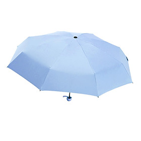 Travel Umbrella Mini Folding Compact Umbrella 6 Ribs Lightweight Portable Umbrella, Sun Rain Pocket Umbrella for Girls and Women