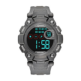 Electronic Watch Waterproof Alarm Stopwatch 12/24 Hours Wrist Watch for Outdoor Sports Boys