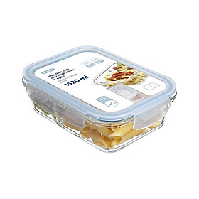 Hộp cơm thủy tinh 2,3 ngăn, hộp thủy tinh đựng thức ăn NIKKO INOCHI chính hãng