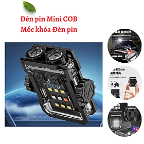 Mua Đèn pin Mini COB Móc khóa Đèn pin có thể sạc lại USB Đèn pin cắm trại di động Đèn làm việc LED Móc khóa đèn pin|phongthuygiaphat