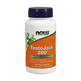 NOW TestoJack 200, 120 Veg Caps