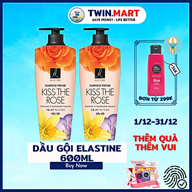 Date xa Dầu gội Elastine hương nước hoa 1000ml và 600ml - Hàn Quốc