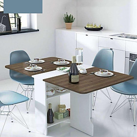 Mua Bàn ăn Gỗ( 75*80*140) thông minh hiện đại gấp gọn( CÓ SẴN)