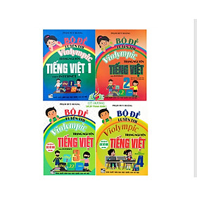 Sách - Combo 4 cuốn Bộ Đề Luyện Thi Violympic Trạng Nguyên Tiếng Việt Lớp 1 + 2 + 3 + 4 Trên Internet