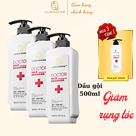 [Mua 3 Tặng 1] Dầu gội hỗ trợ giảm rụng tóc và kích thích mọc tóc Doctor Hair Laura Sunshine 500ml - Nhật Kim Anh