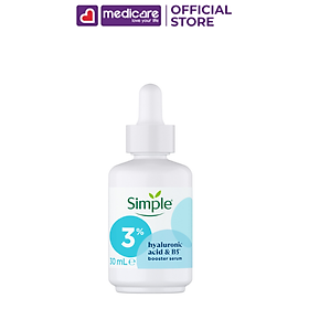 Serum SIMPLE 3% Hyaluronic Acid Và Vitamin B5 30ml