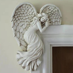 Retro Cherubs Angels Statues Figurine  Angel Garden Angels Sculpture Cute Angel Collection Angel Memorial Statue Sculpture Home Decor