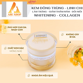 Ke OSHIYA Đông Trùng Hạ Thảo - Collagen - Linh Chi 20g - Làm Trắng - Giảm Thâm Nám - Chống Lão Hóa - Ngừa Mụn