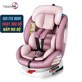 Ghế ô tô 2 chiều CHUẨN ISO 9001, điều chỉnh 4 tư thế từ nằm tới ngồi và có thể điều chỉnh độ cao 7 cấp cho bé từ 0-12 tuổi (xám)