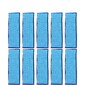 Khăn vệ sinh làm sạch microfiber có thể giặt được và có thể tái sử dụng khăn trong 240/241/245 10pcs (màu xanh)