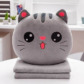 Mua Bộ chăn gối ngủ văn phòng hình thú mặt tròn  siêu dễ thương  vải mềm mịn  nhiều mẫu tự chọn đáng yêu  gồm gối  mền  hay thú bông đa tác dụng  cho bạn tâm trạng thoải mái và giấc ngủ ngon mỗi ngày
