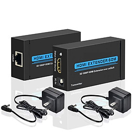 Bộ Mở Rộng Tín Hiệu HDMI Hỗ Trợ Cáp Đơn Cat 5E / 6 / 6A LAN Và EDID (60M)