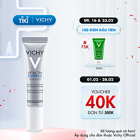 Kem Dưỡng Chống Nếp Nhăn Và Nâng Mí Mắt - Liftactiv Ds Eye Cream Vichy 15ml - 100498225