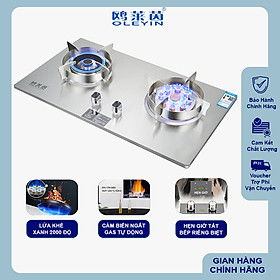 Mua Bếp Gas 2 Kiểu Đầu Đốt Hàng Chính Hãng Hiệu OLEYIN A21  Tích Hợp Hẹn Giờ  Cảm Biến Tự Ngắt Gas  Khóa An Toàn Thông Minh