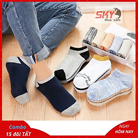 Tất nam cổ ngắn khử mùi hôi hàng 
