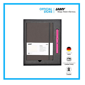 Lamy Notebook A5 Softcover Umbra + Lamy Safari Pink - GSNSa0021
