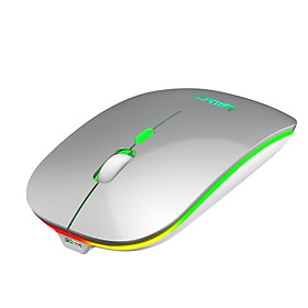RGB LED 2.4G Wireless Mouse Mice Rechargeable Computer 4 Buttons Mouse