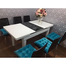 Mua Đệm ngồi bệt vuông  nệm ngồi ghế Vải Nhung Cao Cấp KT 43*43*8cm (cam kết chất lượng)