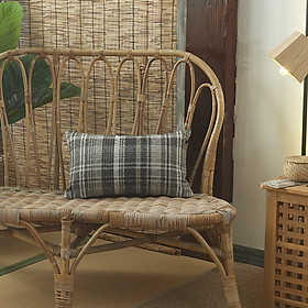 Vỏ Gối Tựa Lưng Dệt Sợi Jacquard Đính Sợi Kim Tuyến Dệt Sọc Hiện Đại
