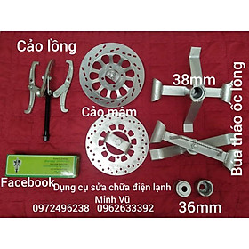Mua Bộ 3 Búa Tháo Ốc Lồng + Cảo Mâm + Cảo Lồng Máy Giặt