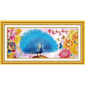 Mua tranh thêu chữ thập Gia hòa vạn sự hưng 82x40cm - chưa thêu