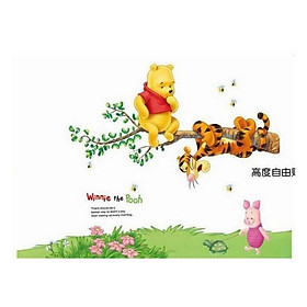 Decal gấu leo cây EB11