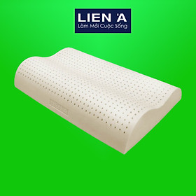 Gối Cao Su Liên Á Contour , Chống Ngáy - Cao Su Thiên Nhiên 100