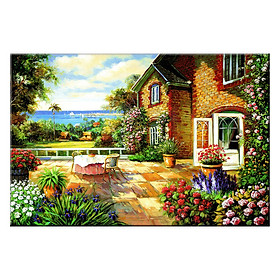 Mua Tranh In Sơn Dầu CẢNH ĐẸP SỚM BAN MAI Scenery-013