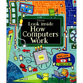 Sách tương tác tiếng Anh - Usborne Look inside How computers work