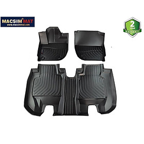 Thảm lót sàn xe Honda HRV 2016-2020 Nhãn hiệu Macsim chất liệu nhựa TPV cao cấp màu đen