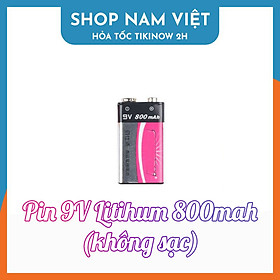 Pin Sạc 9V 800mAh - Pin 9V lẻ (không sạc)