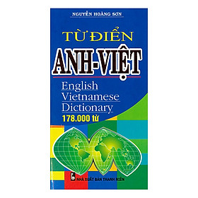 Hình ảnh sách Từ Điển Anh - Việt 178.000 Từ