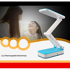 Đèn Xếp Để Bàn Gấp Gọn 24 Led Siêu Sáng Dùng Pin Sạc