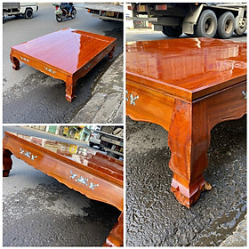 Mua Sập trơn chân quỳ  gỗ tràm 1m6 x2m2