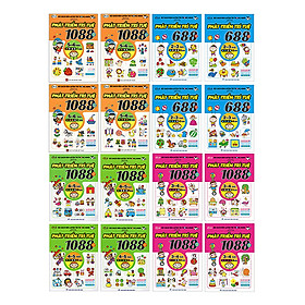 Combo 688-1088 Câu Đố Phát Triển Trí Tuệ Cho Trẻ (2-6Tuổi) - Trọn Bộ 16 Cuốn