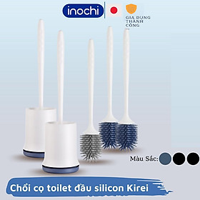 Hình ảnh Chổi cọ nhà vệ sinh bồn cầu toilet silicon inochi kirei thông minh cây cọ bồn cầu chà nhà tắm tiện dụng