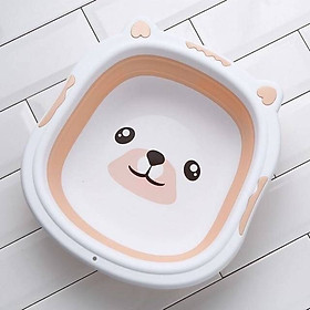 Chậu Rửa Mặt Gấp Gọn Hình Cún Cho Bé Yêu - Tặng 1 món quà cho bé