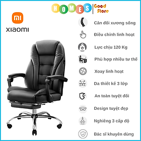 Mua Ghế Xoay Công Thái Học Cao Cấp XIAOMI HBADA Phiên Bản Da Cao Cấp  Ngăn Ngừa Vẹo Cột Sống  Tựa Lưng Chỉnh Góc 3 Cấp  Bác Sĩ Khuyên Dùng - Hàng Chính Hãng