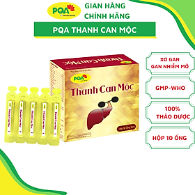 Thanh Can Mộc PQA Hỗ Trợ Tăng Cường Chức Năng Gan Dùng Cho Người Gan Bị Xơ, Nhiễm Mỡ Hộp 10 Ống