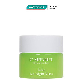 Mặt Nạ Ngủ Môi Care:Nel Lime Lip Night Mask Dưỡng Ẩm, Tẩy Tế Bào Môi Hương Chanh 5g