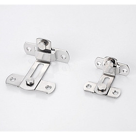 Mua Móc Chốt Cửa Trượt Thiết Kế Bẻ Góc 90 Độ Chất Liệu Thép Không Gỉ