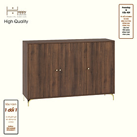 HAPPY FURNITURE , Tủ lưu trữ 3 cửa mở - HAPPI, TLT_052 , 140cm x 40cm x 96cm DxRxC