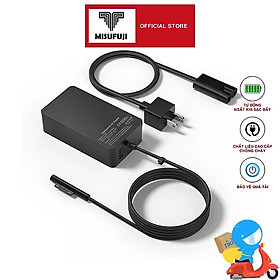 Mua Adapter Sạc dùng cho Laptop Microsoft Surface Pro 3 4 5 6 7 các model sạc 1625 1724 1796 1800 1706 1736 - Hàng Nhập Khẩu New Seal ( Chạy với tất cả các máy sử dụng công suất nhỏ hơn 65w như 36w 44w 65w )