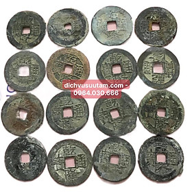 Mua 02 đồng xu cổ THẬT Càn Long Thông Bảo triều nhà Thanh  xu phong thủy cực kì tốt