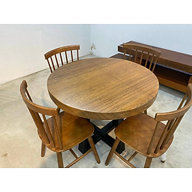 Mua Bàn Ăn Gỗ Lim Nâu  Bàn Trà Gỗ Lim Nâu  Bàn Gỗ Lim Nâu Nguyên Tấm Dài 90cm Rộng 90cm Dày 7cm