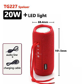 40W công suất cao TG322 LED CAIXA DE SOM BLUETOOTH LOA
