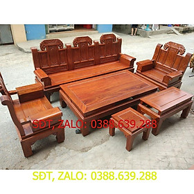Mua Bộ Bàn Ghế Như Ý Voi Hộp Gỗ Hương Vân  Bộ 2m2 và 2m4