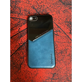 Ốp Lưng Kính Màu Và Da Cao Cấp Dành Cho Iphone SE 2020