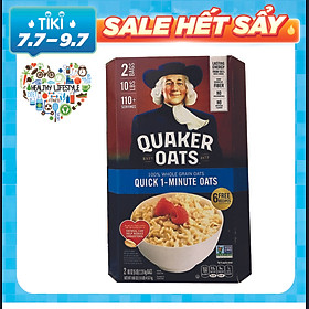 Yến Mạch Quaker Oats Quick - 1 Minute 4.52kg ( Dạng Hạt Cán Vỡ nk my )